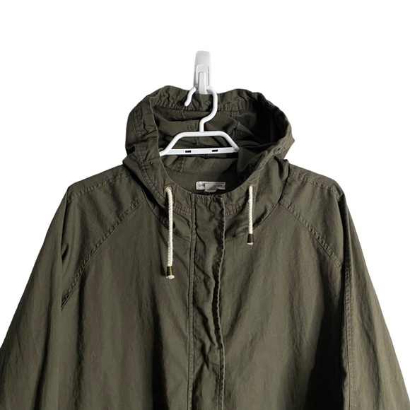 Warehouse One Women's Military Green Full Zip Lightweight Jacket - Picture 2 of 10